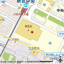 ＩＫＥＡ福岡新宮周辺の地図