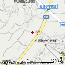 町川原福岡線周辺の地図