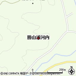 福岡県みやこ町（京都郡）勝山浦河内周辺の地図
