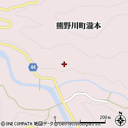 和歌山県新宮市熊野川町瀧本251周辺の地図