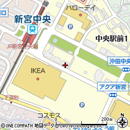ＭＪＲ新宮中央Ｅ棟周辺の地図