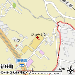 ジョーシン田辺店キッズランド周辺の地図