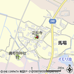 正伝寺周辺の地図