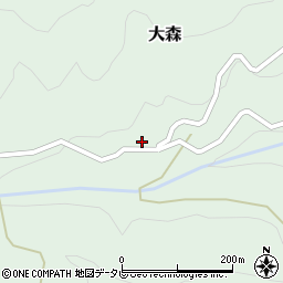 高知県吾川郡いの町大森124周辺の地図