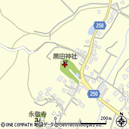黒田神社周辺の地図