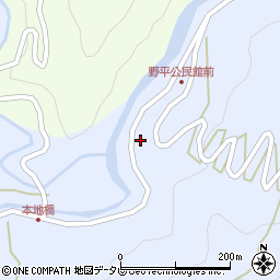 高知県土佐郡土佐町地蔵寺3333周辺の地図