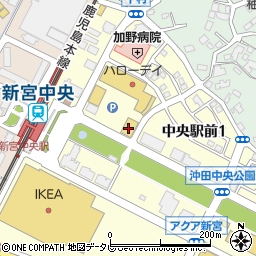 眼鏡市場ライフガーデン新宮中央店周辺の地図