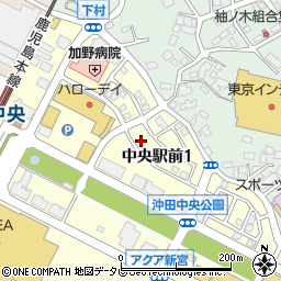 エイブルパーキング新宮町中央駅前１丁目駐車場周辺の地図