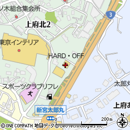 ハードオフ新宮店周辺の地図