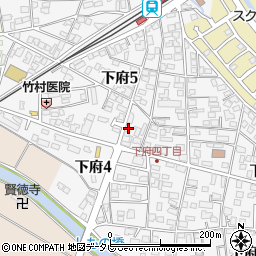 松井硝子店周辺の地図