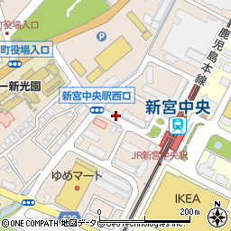 リパークＪＲ新宮中央駅西口駐車場周辺の地図