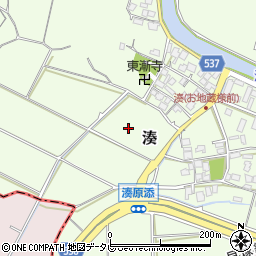 福岡県糟屋郡新宮町湊周辺の地図