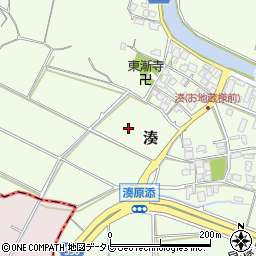 福岡県新宮町（糟屋郡）湊周辺の地図