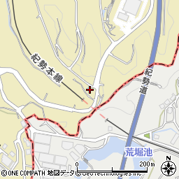 和歌山県田辺市新庄町1192-4周辺の地図