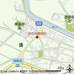 湊(綿津見神社前)周辺の地図
