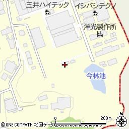三井工作所社員寮周辺の地図