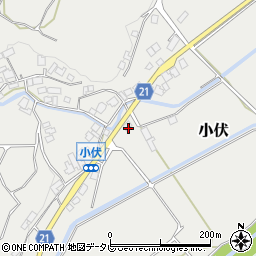 福岡県宮若市小伏461-1周辺の地図
