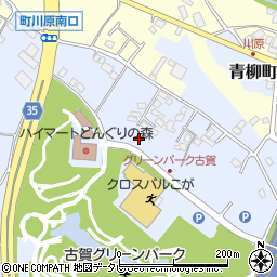 福岡県古賀市青柳町周辺の地図