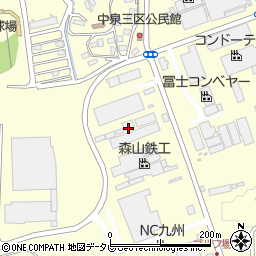 福岡県直方市中泉977-11周辺の地図