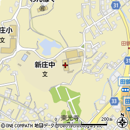田辺市立新庄中学校周辺の地図