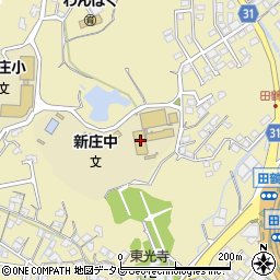田辺市立新庄中学校周辺の地図