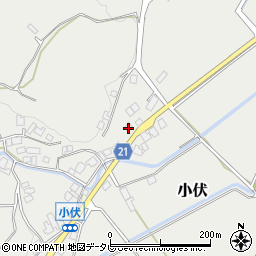 福岡県宮若市小伏1393周辺の地図