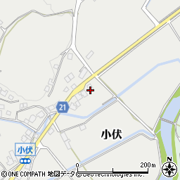 福岡県宮若市小伏1388-1周辺の地図