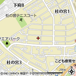 福岡県糟屋郡新宮町杜の宮周辺の地図