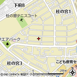 福岡県新宮町（糟屋郡）杜の宮周辺の地図