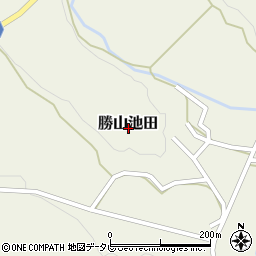 福岡県京都郡みやこ町勝山池田周辺の地図