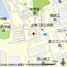福岡県直方市中泉1018-38周辺の地図