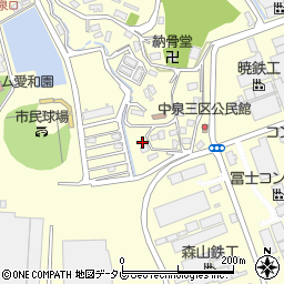 福岡県直方市中泉1018-54周辺の地図