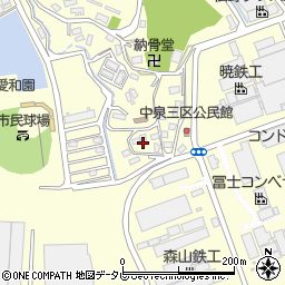 福岡県直方市中泉1018-35周辺の地図