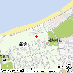 福岡県糟屋郡新宮町新宮周辺の地図
