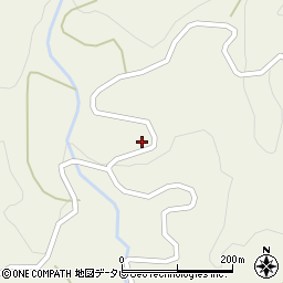 愛媛県上浮穴郡久万高原町前組1864周辺の地図