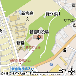 福岡県糟屋郡新宮町周辺の地図