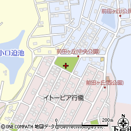 前田ヶ丘中央公園周辺の地図