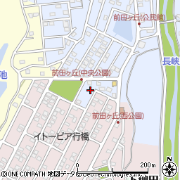 福岡県行橋市上検地4周辺の地図