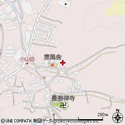 福岡県古賀市小山田周辺の地図