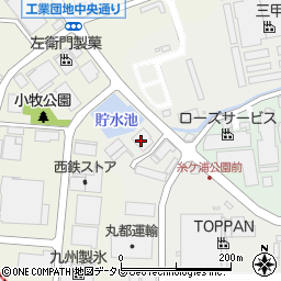 岩田産業株式会社　東福岡営業所周辺の地図