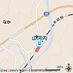 徳島県海部郡美波町山河内なか26周辺の地図