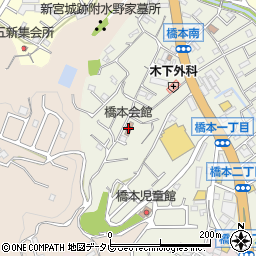 橋本会館周辺の地図