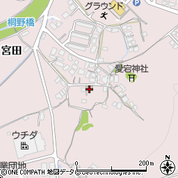 桐野本区公民館周辺の地図