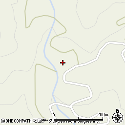 愛媛県上浮穴郡久万高原町前組1945周辺の地図