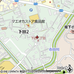 和歌山県新宮市下田周辺の地図