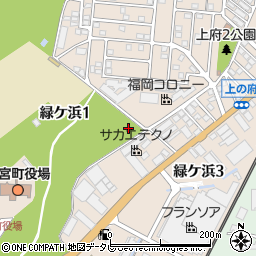 福岡県糟屋郡新宮町緑ケ浜周辺の地図