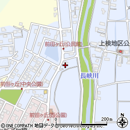 福岡県行橋市上検地41周辺の地図