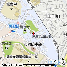 和歌山県新宮市清水元2丁目周辺の地図