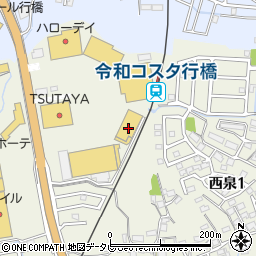 ダイソーコスタ行橋店周辺の地図