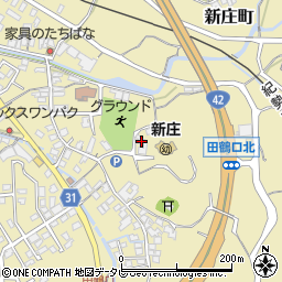 和歌山県田辺市新庄町1417周辺の地図